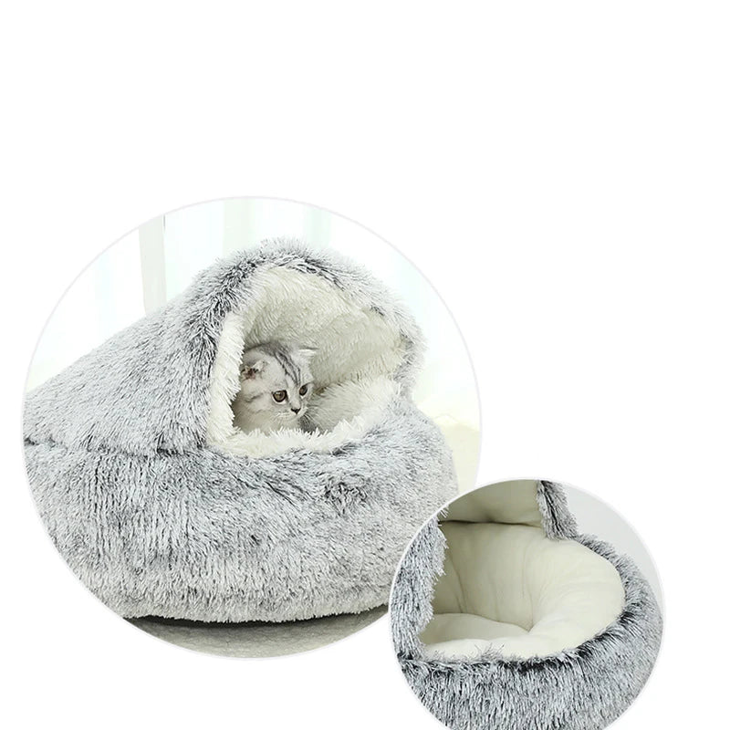 Flauschiges Höhlen Bettchen