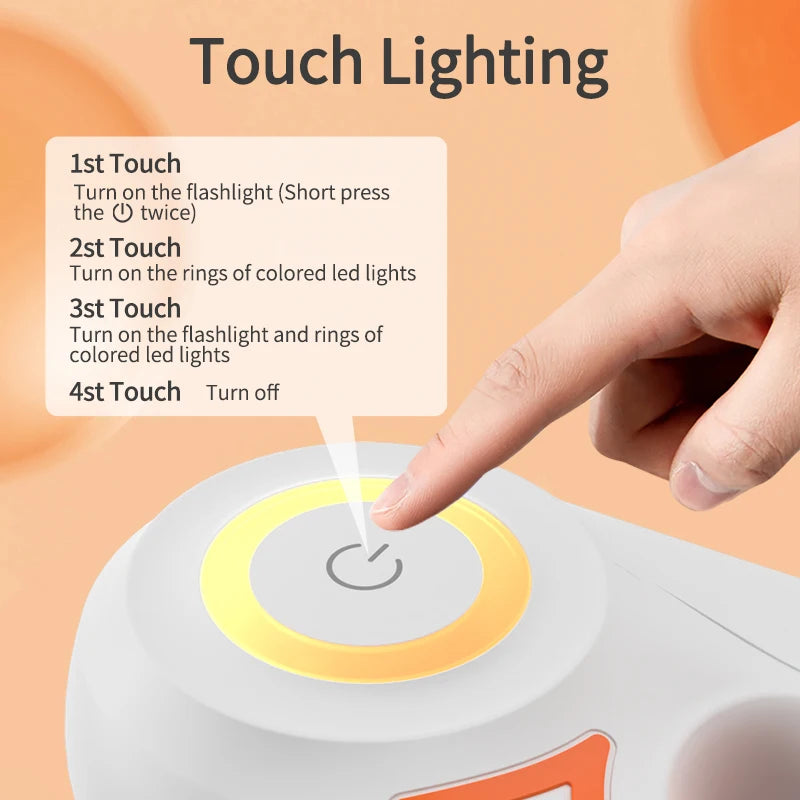 Multifunktionale Automatisch einziehbare LED Hundeleine