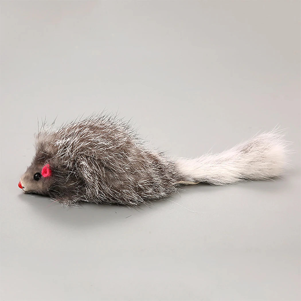 5 Flauschige Spielmäuse für Katzen