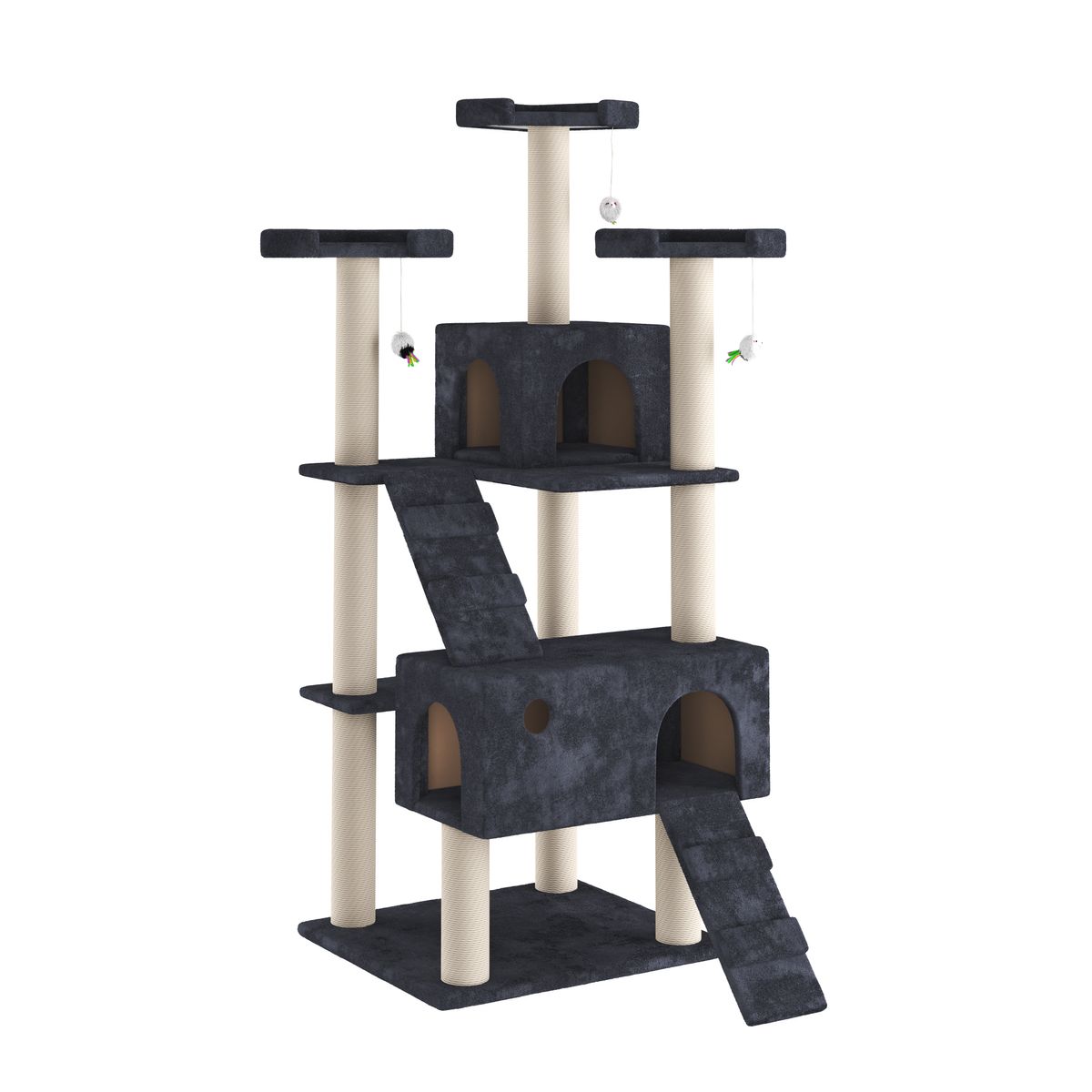 Mehrstufiger XXL Katzenbaum 182cm