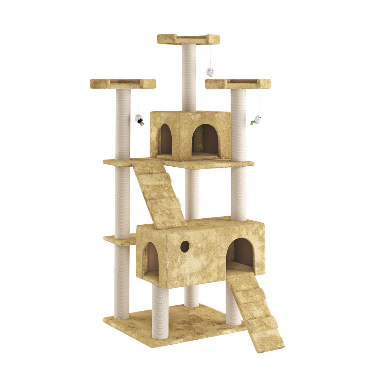 Mehrstufiger XXL Katzenbaum 182cm
