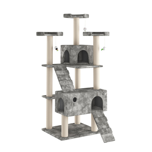 Mehrstufiger XXL Katzenbaum 182cm