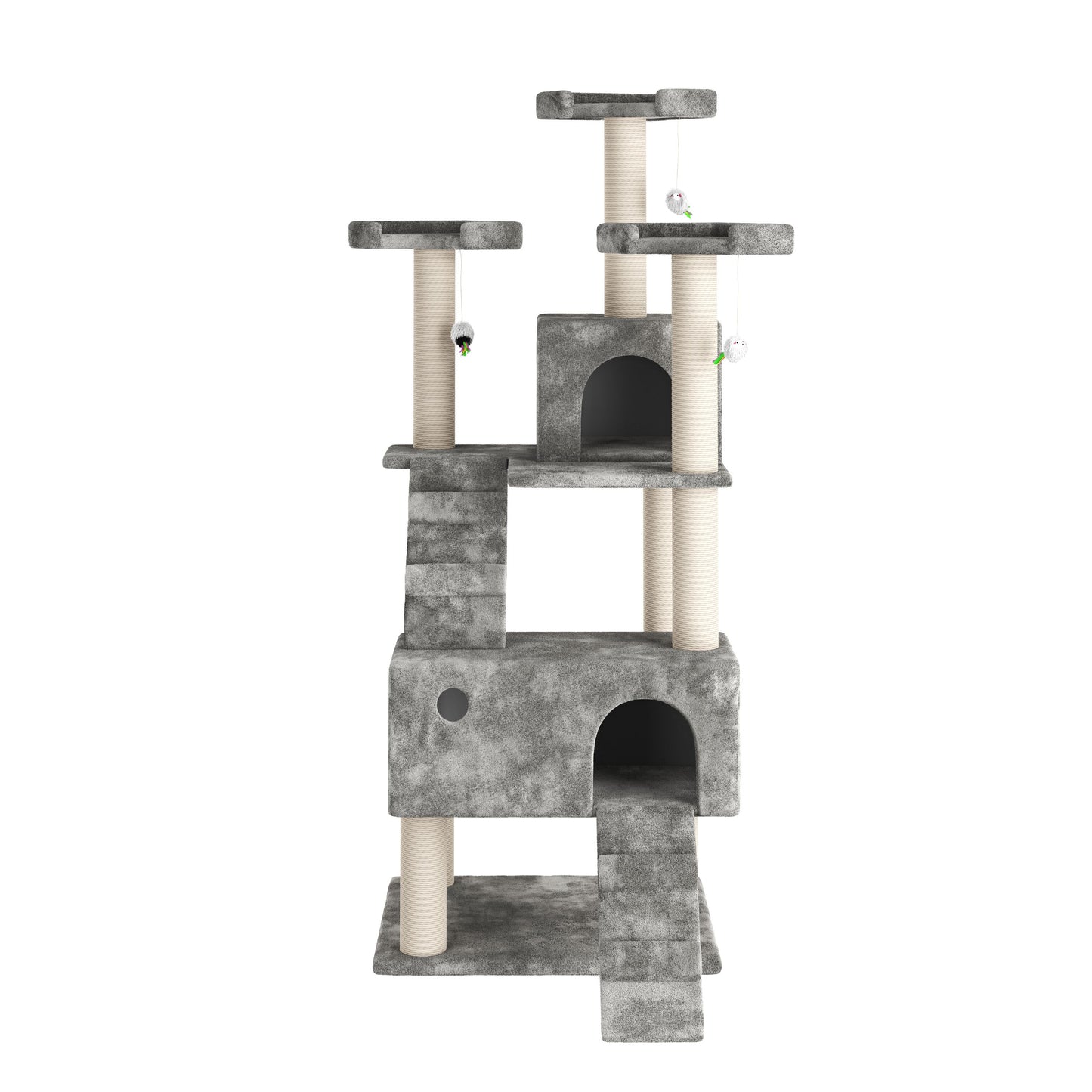 Mehrstufiger XXL Katzenbaum 182cm