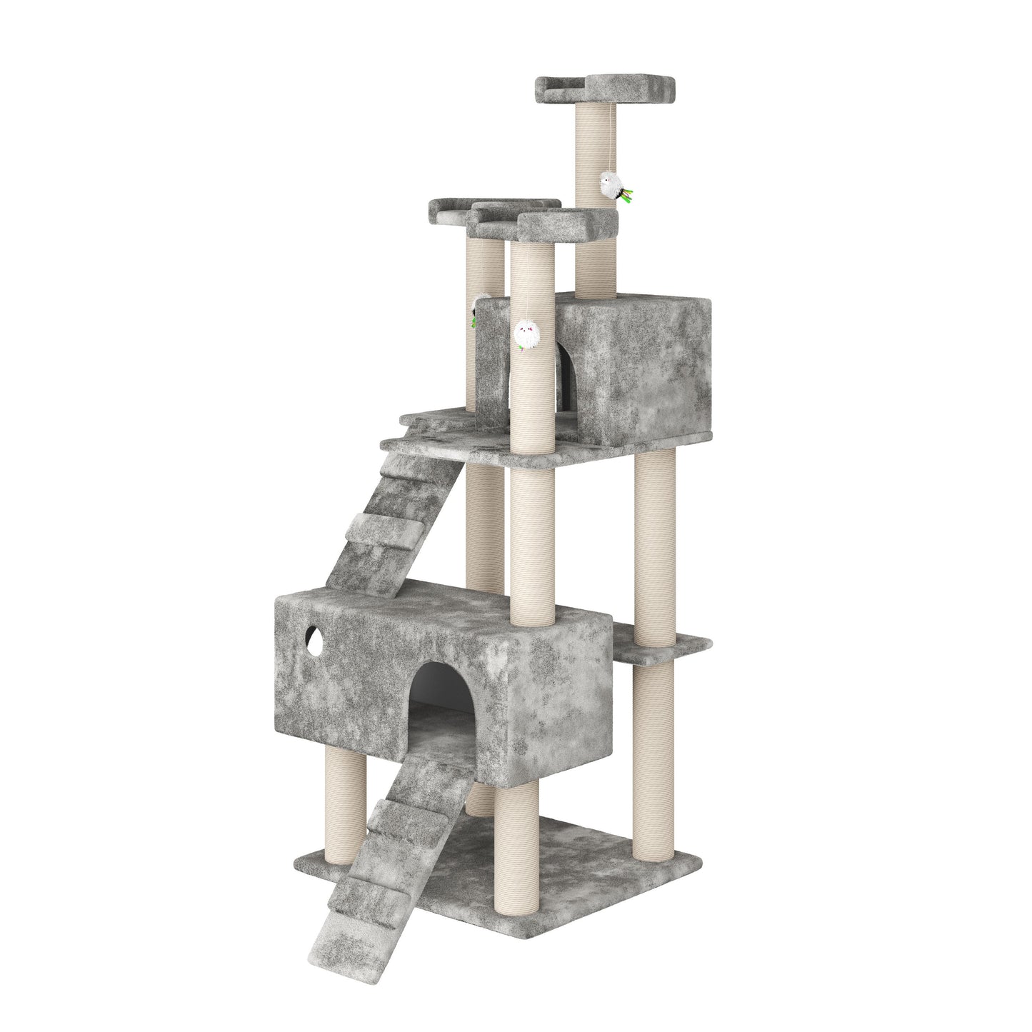Mehrstufiger XXL Katzenbaum 182cm