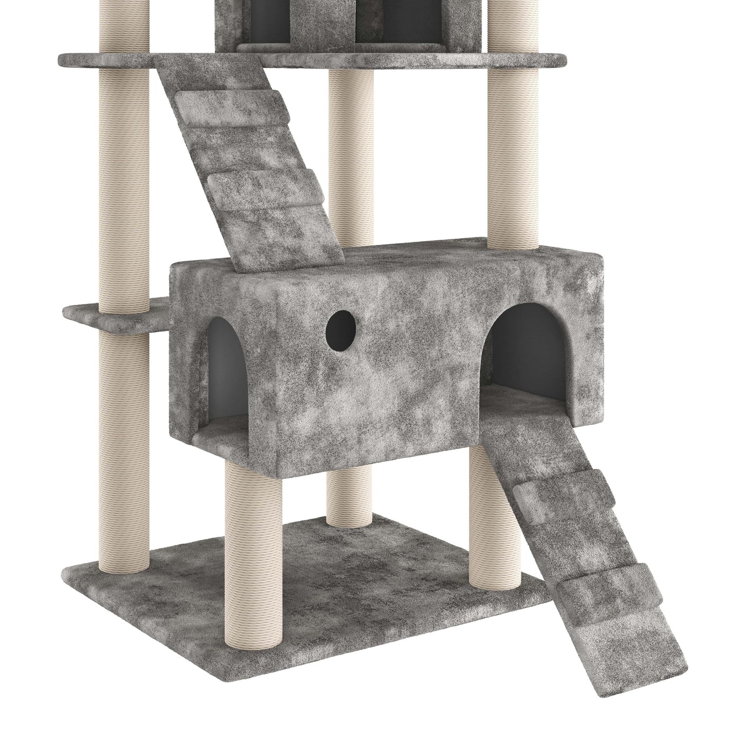 Mehrstufiger XXL Katzenbaum 182cm
