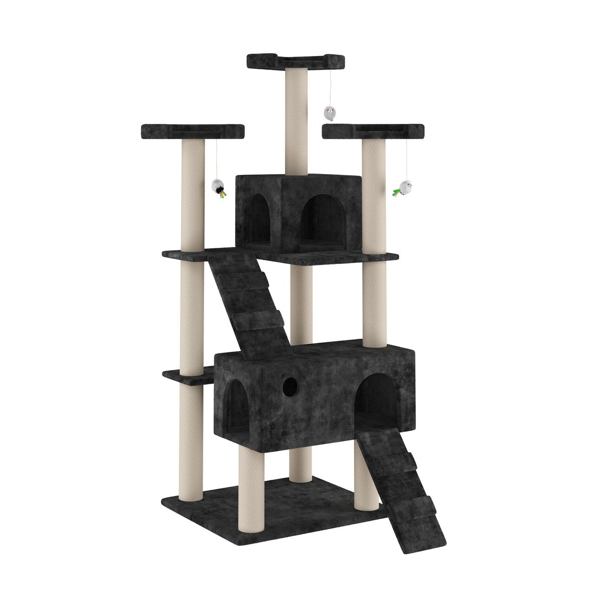 Mehrstufiger XXL Katzenbaum 182cm