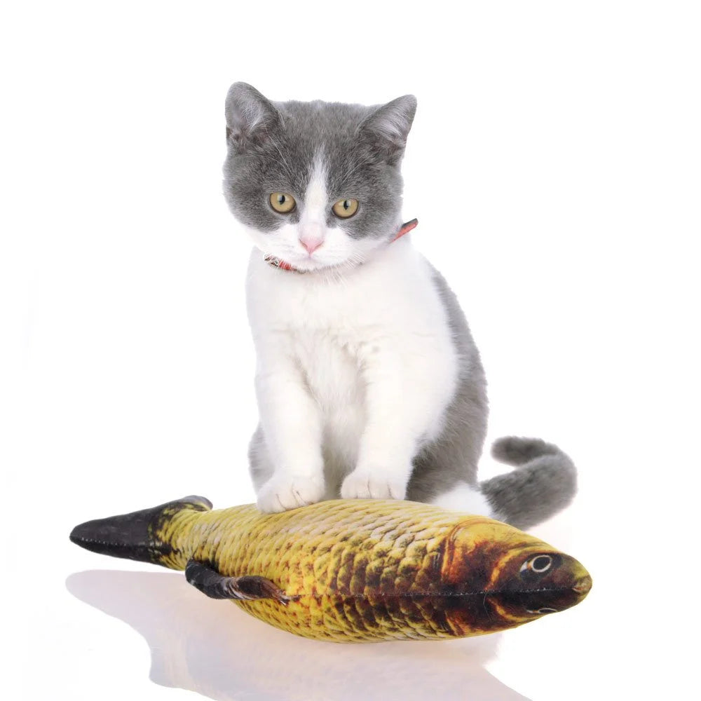 Katzenspielzeug im Fisch Design