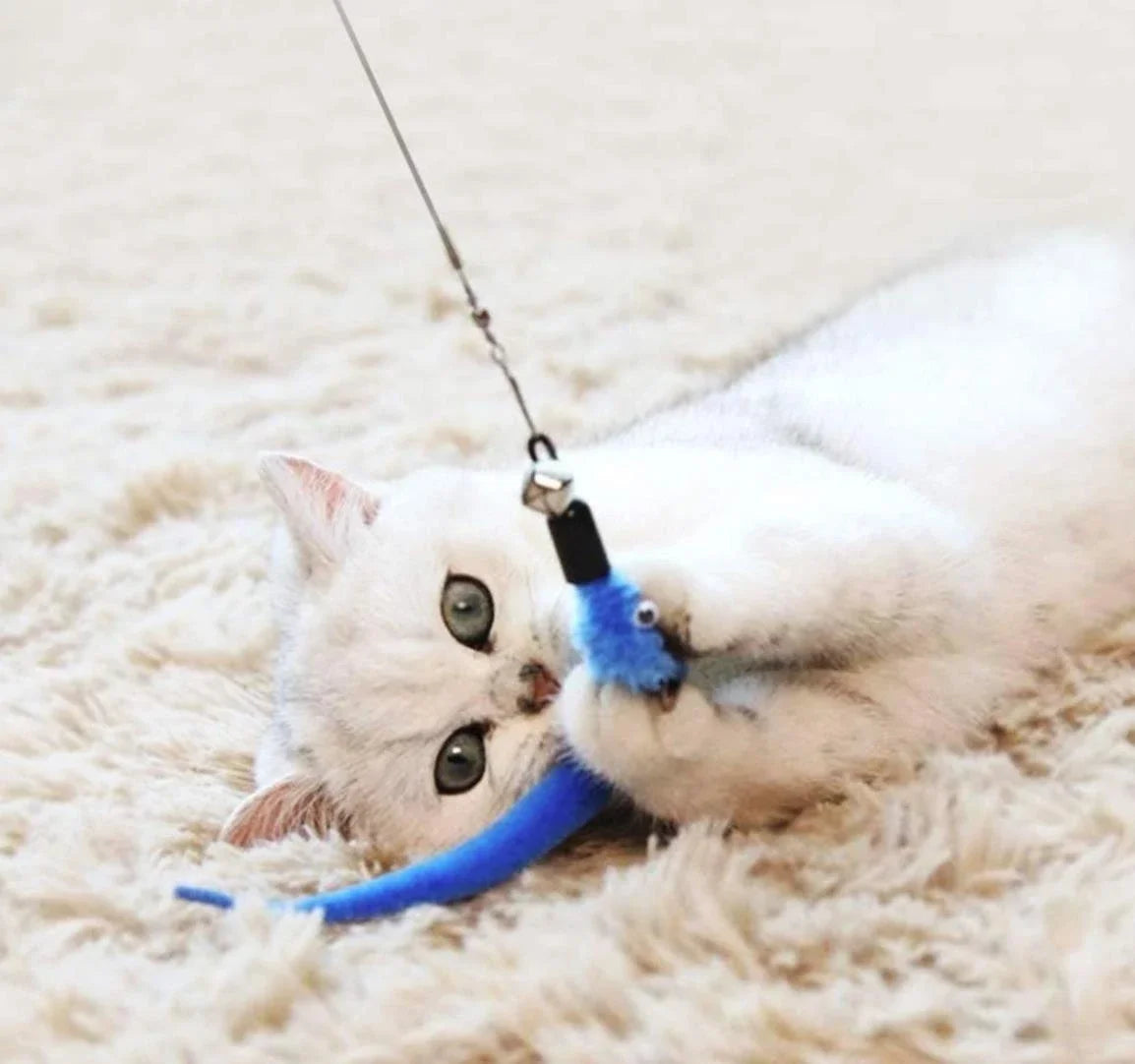 11 Teiliger Katzen Feder Spielzeug Stab