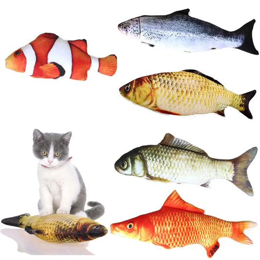 Katzenspielzeug im Fisch Design